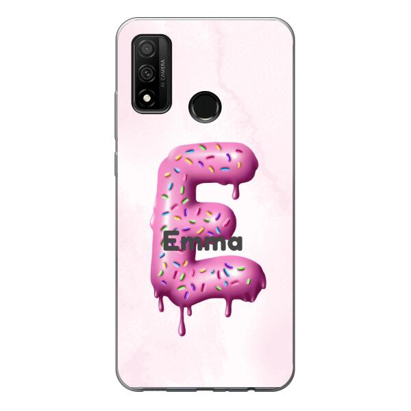 Buchstabe Donut - Personalisierbare Handyhülle