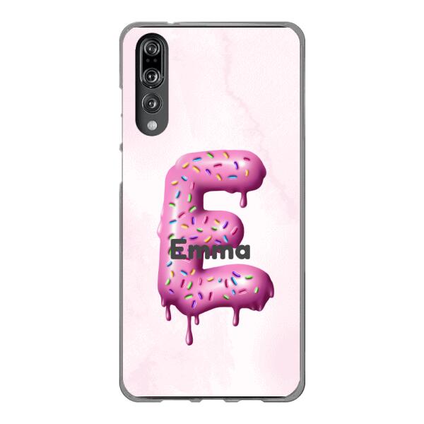 Buchstabe Donut - Personalisierbare Handyhülle