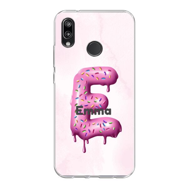 Buchstabe Donut - Personalisierbare Handyhülle