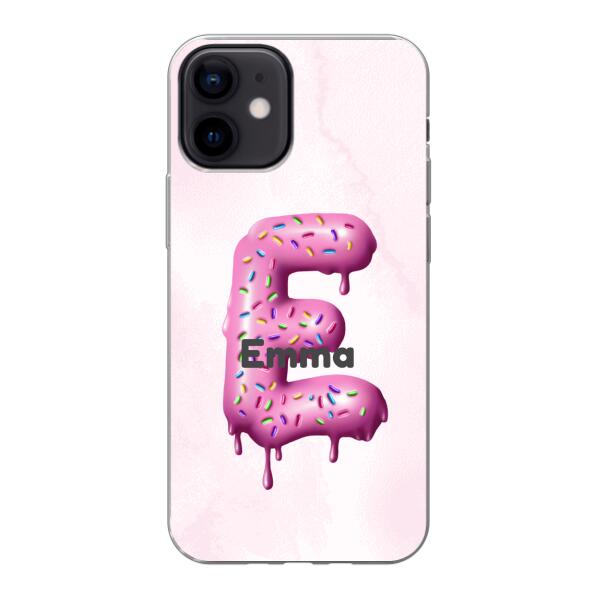 Buchstabe Donut - Personalisierbare Handyhülle