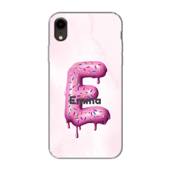 Buchstabe Donut - Personalisierbare Handyhülle