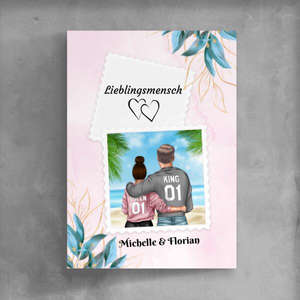 Queen und King Fotoreise - Personalisierbares Poster