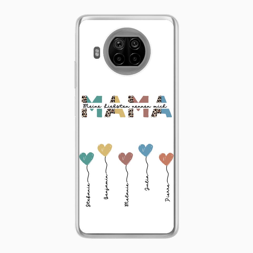 Mama / Oma Herzballons - Personalisierbare Handyhülle