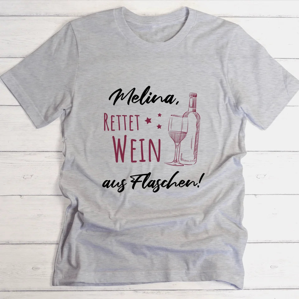 Weinretter/JGA - Personalisierbares T-Shirt