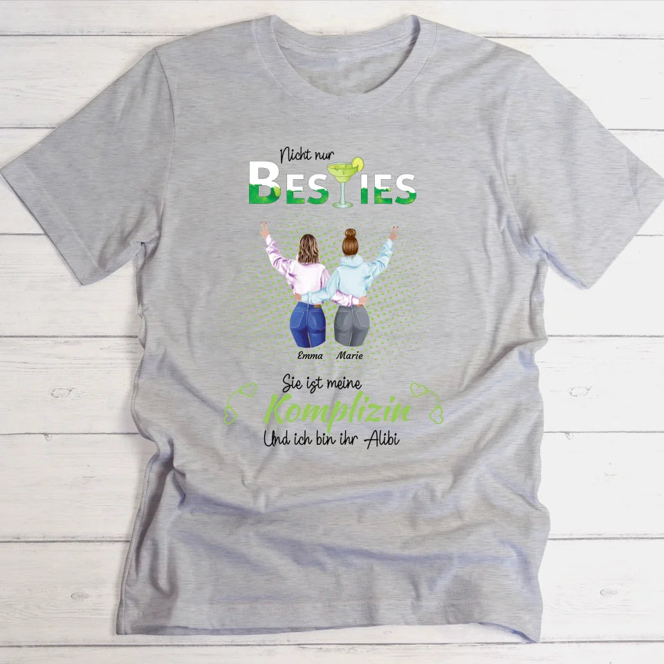 Komplizin Peace Besties - Personalisierbares T-Shirt