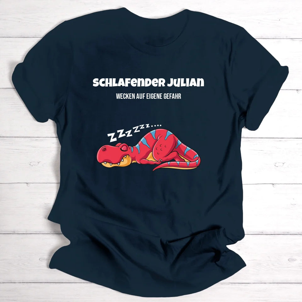 Schlafender Julian - Personalisierbares T-Shirt