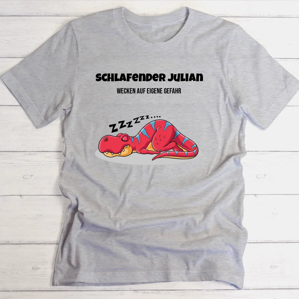 Schlafender Julian - Personalisierbares T-Shirt