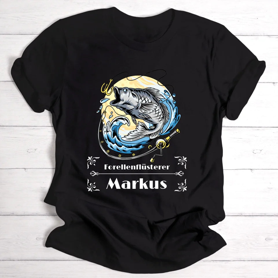 Man vs Fish - Personalisierbares T-Shirt