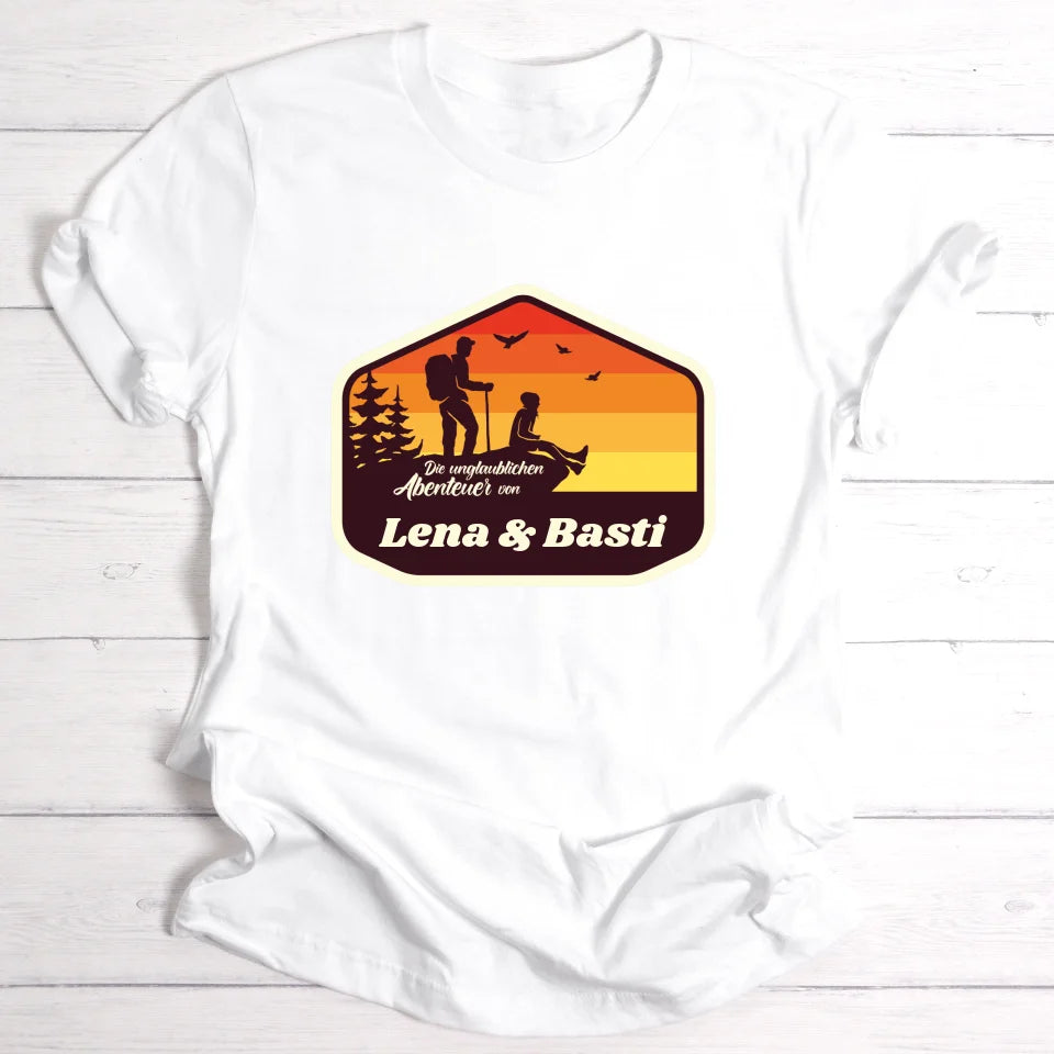 Unglaubliche Abenteuer - Personalisierbares T-Shirt