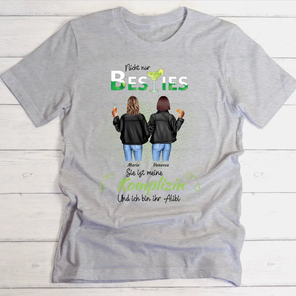 Drink Besties Komplizin - Personalisierbares T-Shirt
