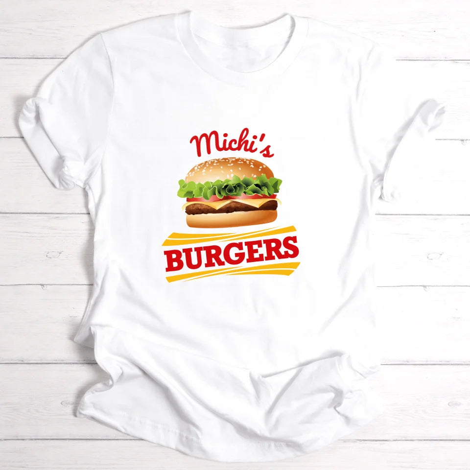 My Burgers/Essen - Personalisierbares T-Shirt