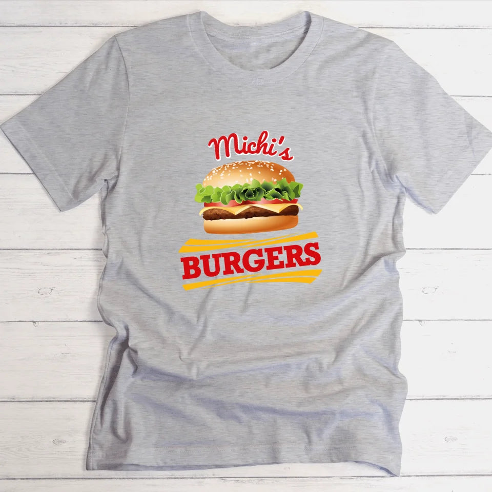 My Burgers/Essen - Personalisierbares T-Shirt