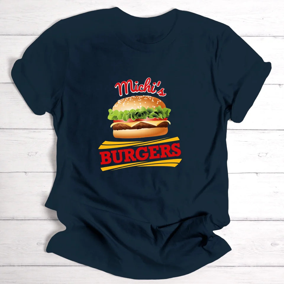 My Burgers/Essen - Personalisierbares T-Shirt