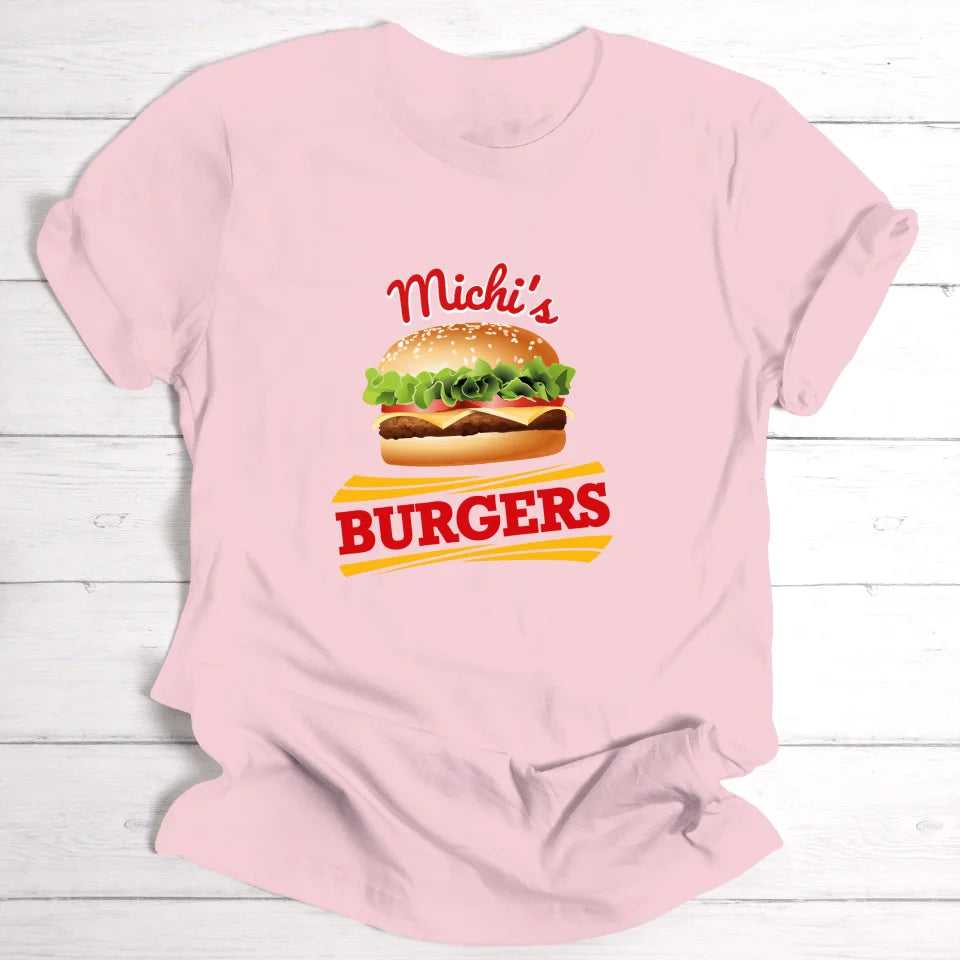 My Burgers/Essen - Personalisierbares T-Shirt
