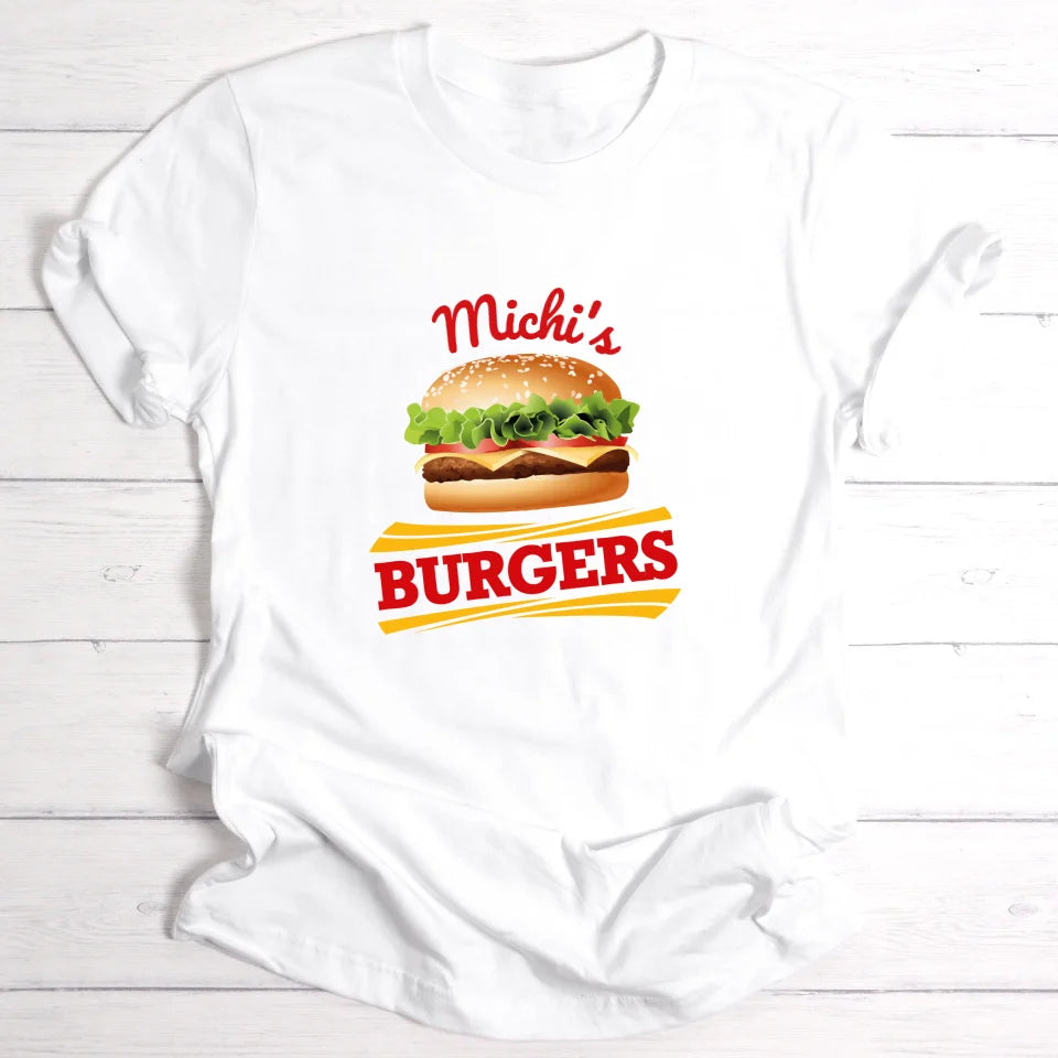 My Burgers/Essen - Personalisierbares T-Shirt