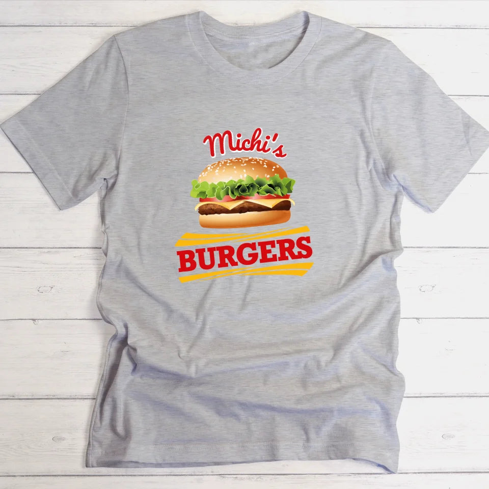 My Burgers/Essen - Personalisierbares T-Shirt