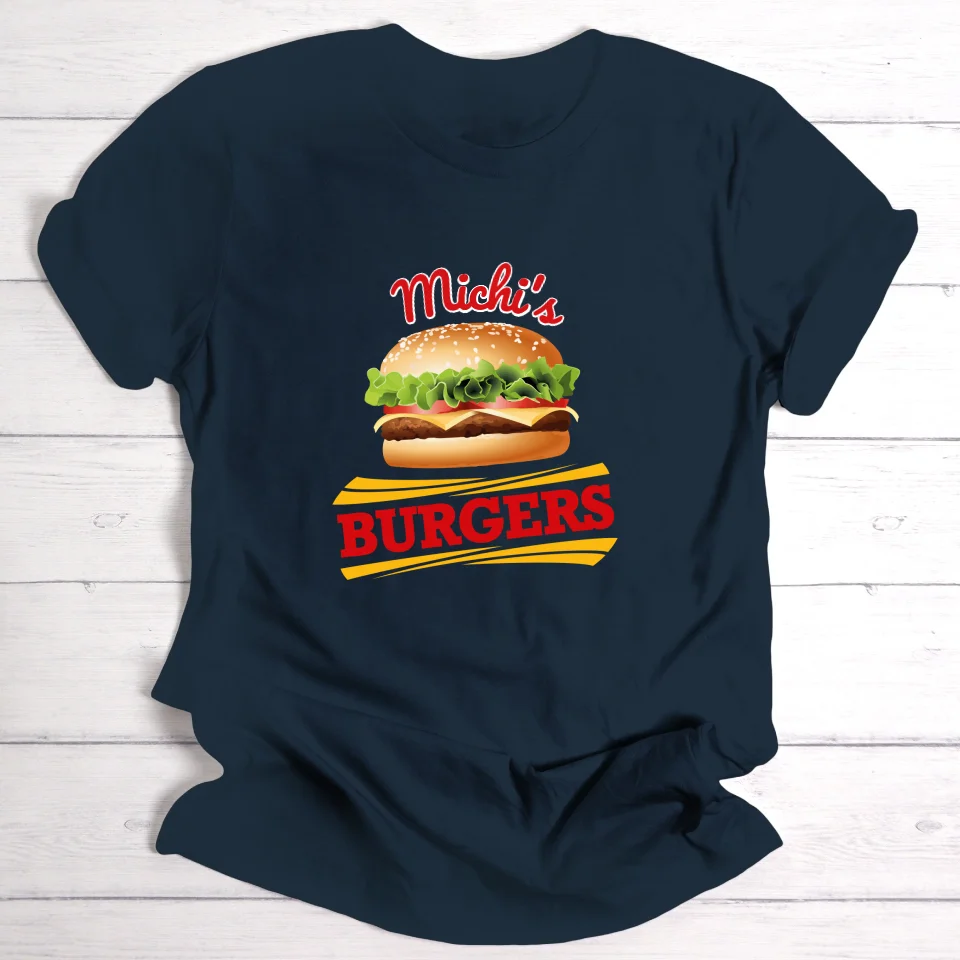 My Burgers/Essen - Personalisierbares T-Shirt