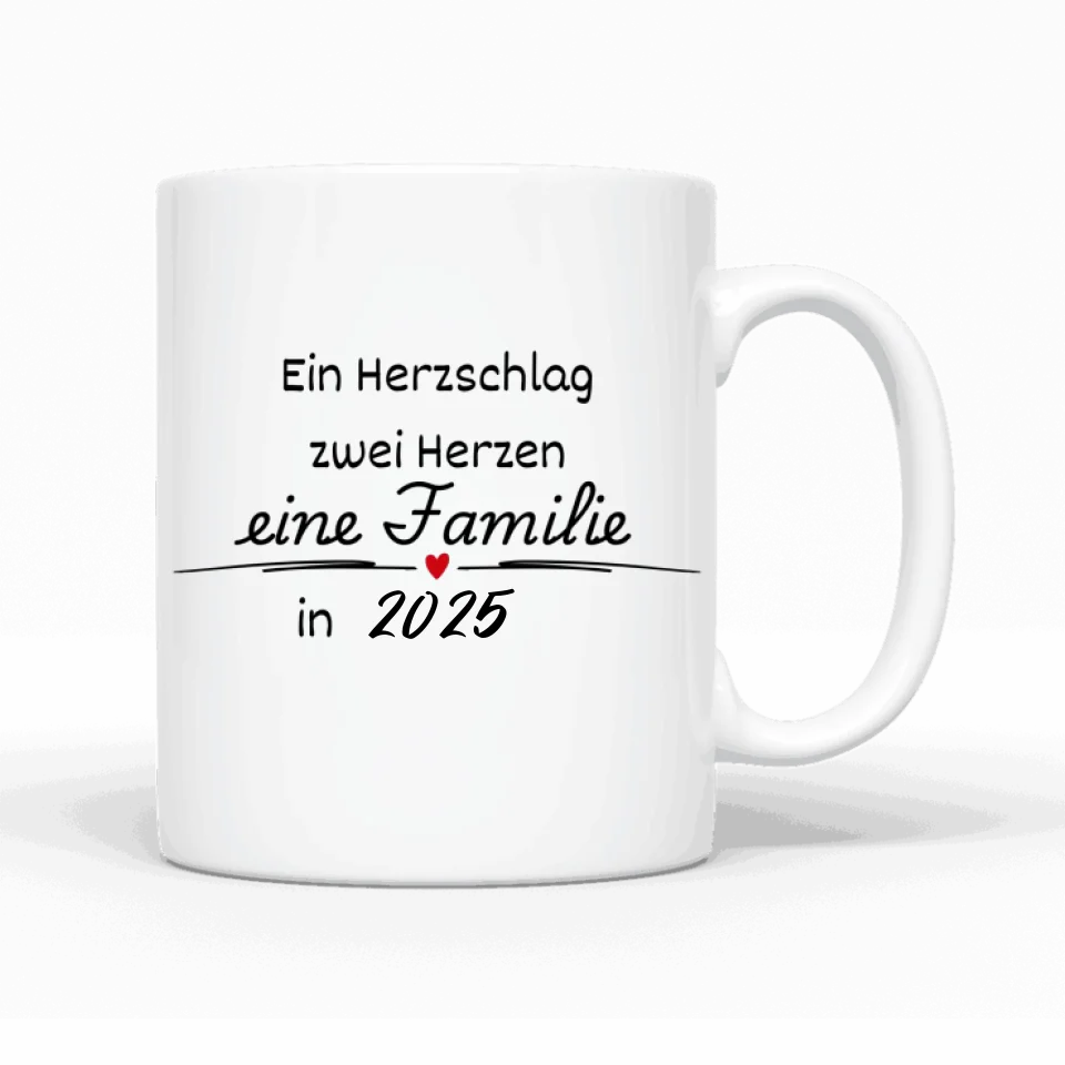 Schwangerschafts Geschenk - Personalisierbare Tasse