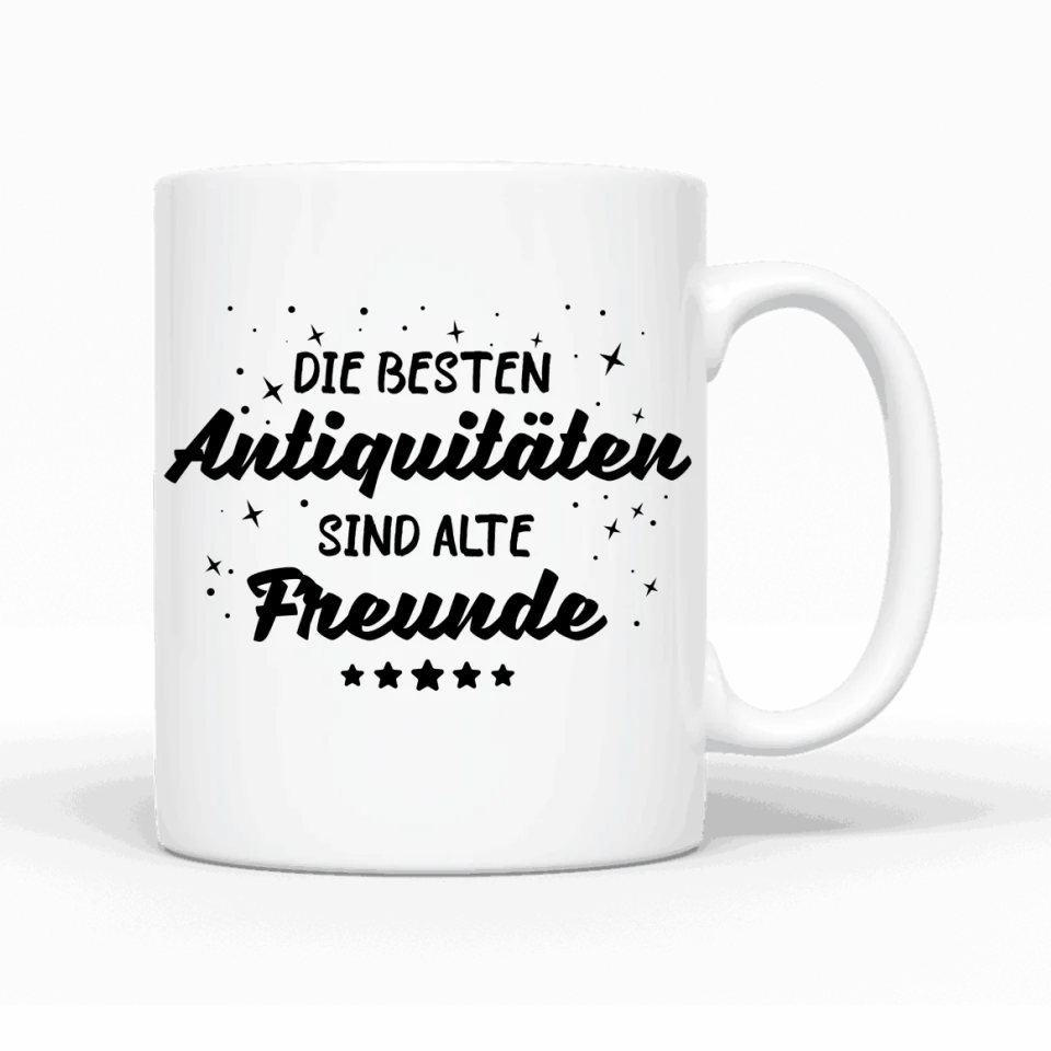 Freunde fürs Leben - Personalisierbare Tasse