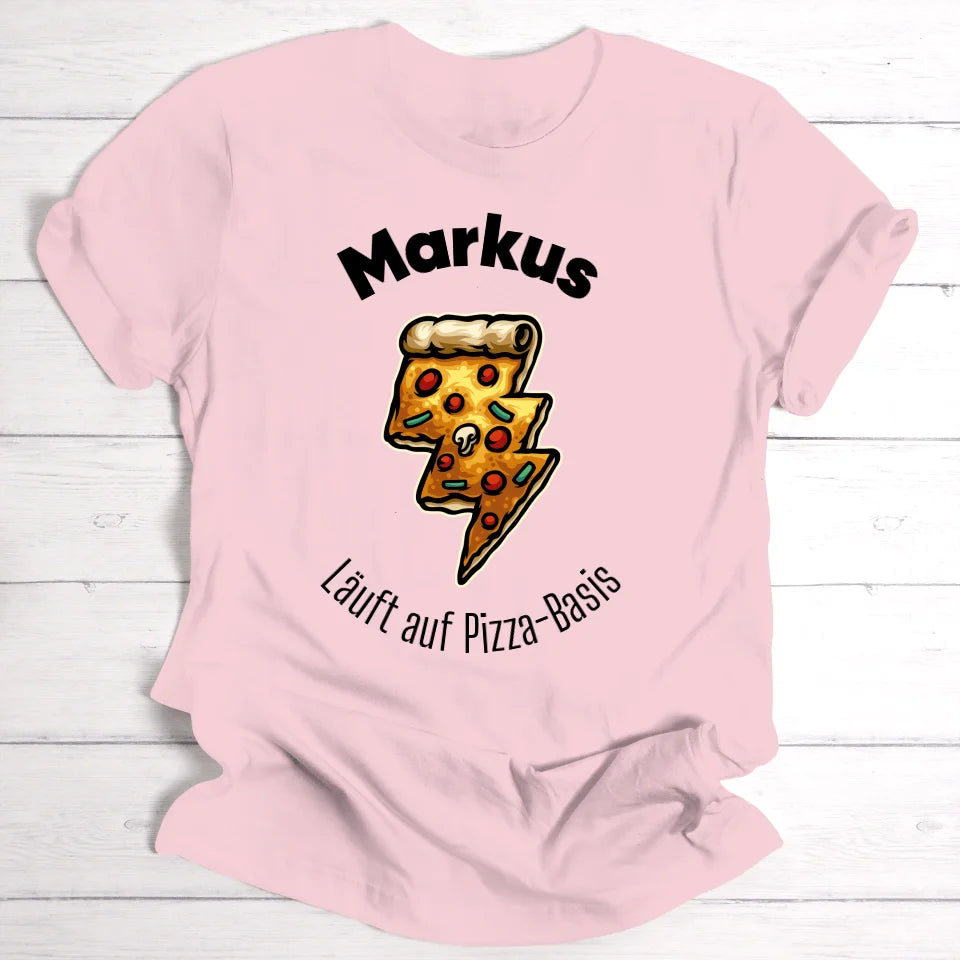 Pizza-Energie/Essen - Personalisierbares T-Shirt