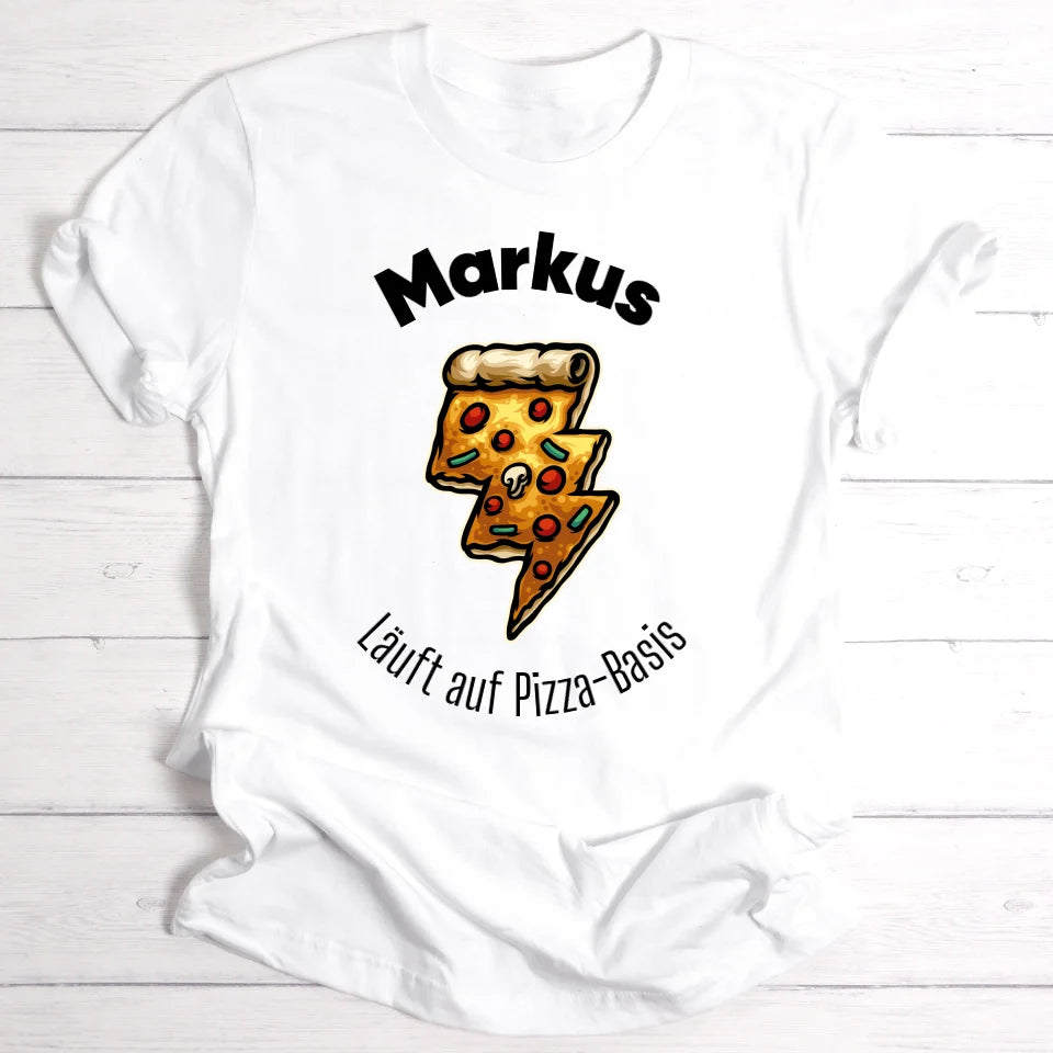 Pizza-Energie/Essen - Personalisierbares T-Shirt
