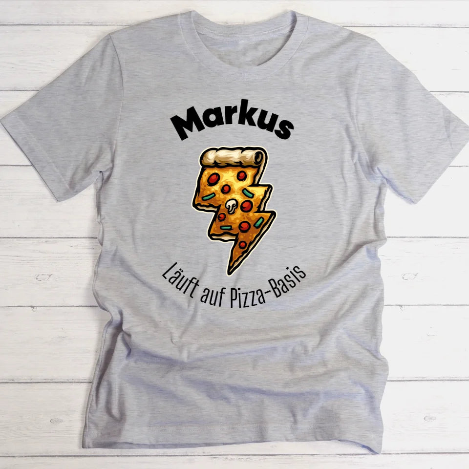 Pizza-Energie/Essen - Personalisierbares T-Shirt