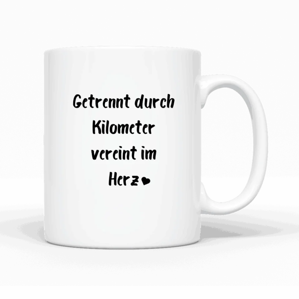 Bundesländer Long Distance - Personalisierbare Tasse
