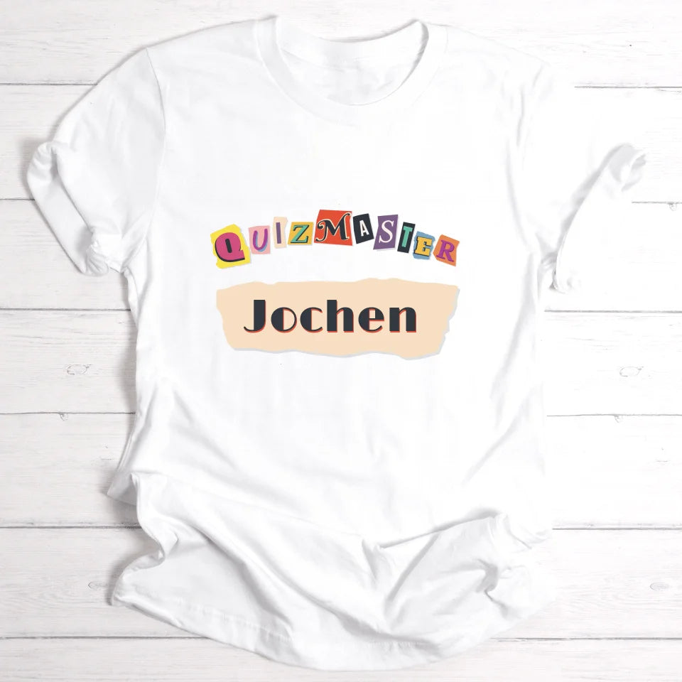 Quizmaster - Personalisierbares T-Shirt