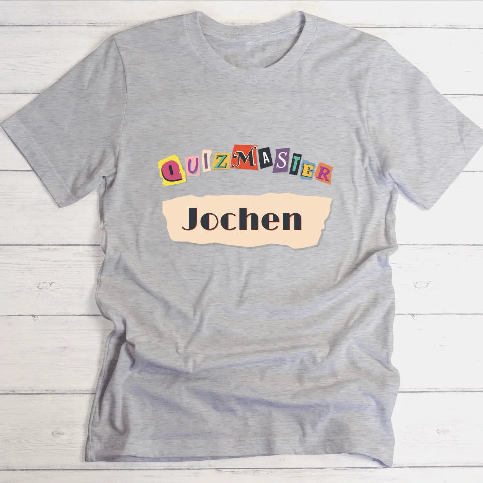 Quizmaster - Personalisierbares T-Shirt