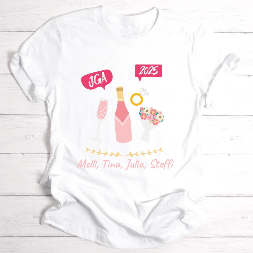 Junggesellinenabschied - Personalisierbares T-shirt