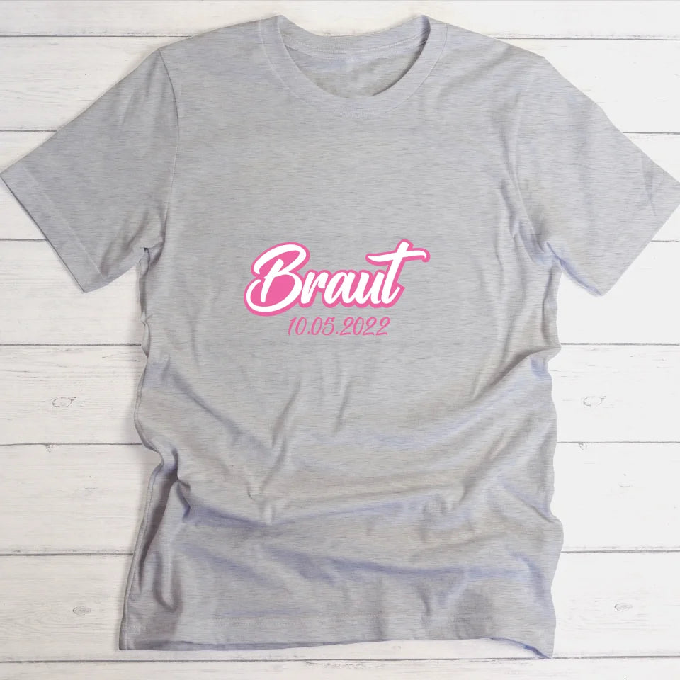 Junggesellinnenabschied Hochzeitsgesellschaft - Personalisierbares T-Shirt