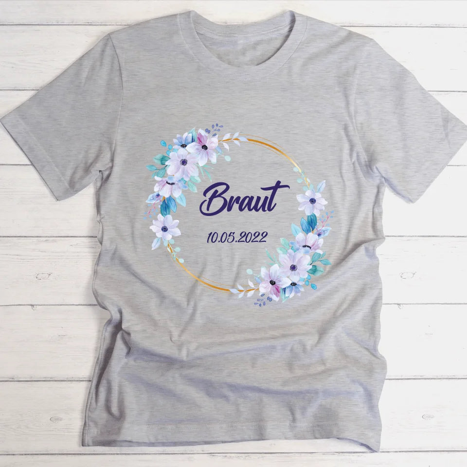 Braut/Junggesellinnen - Personalisierbares T-Shirt