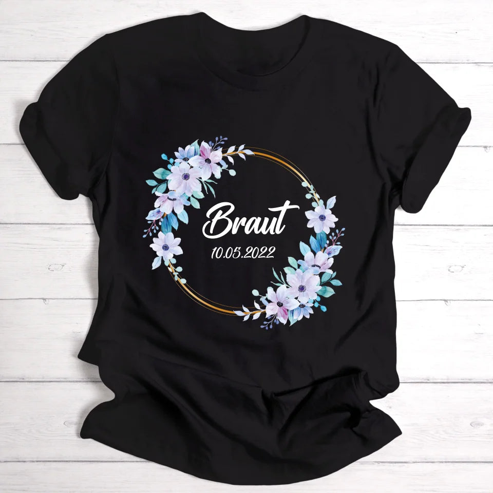 Braut/Junggesellinnen - Personalisierbares T-Shirt