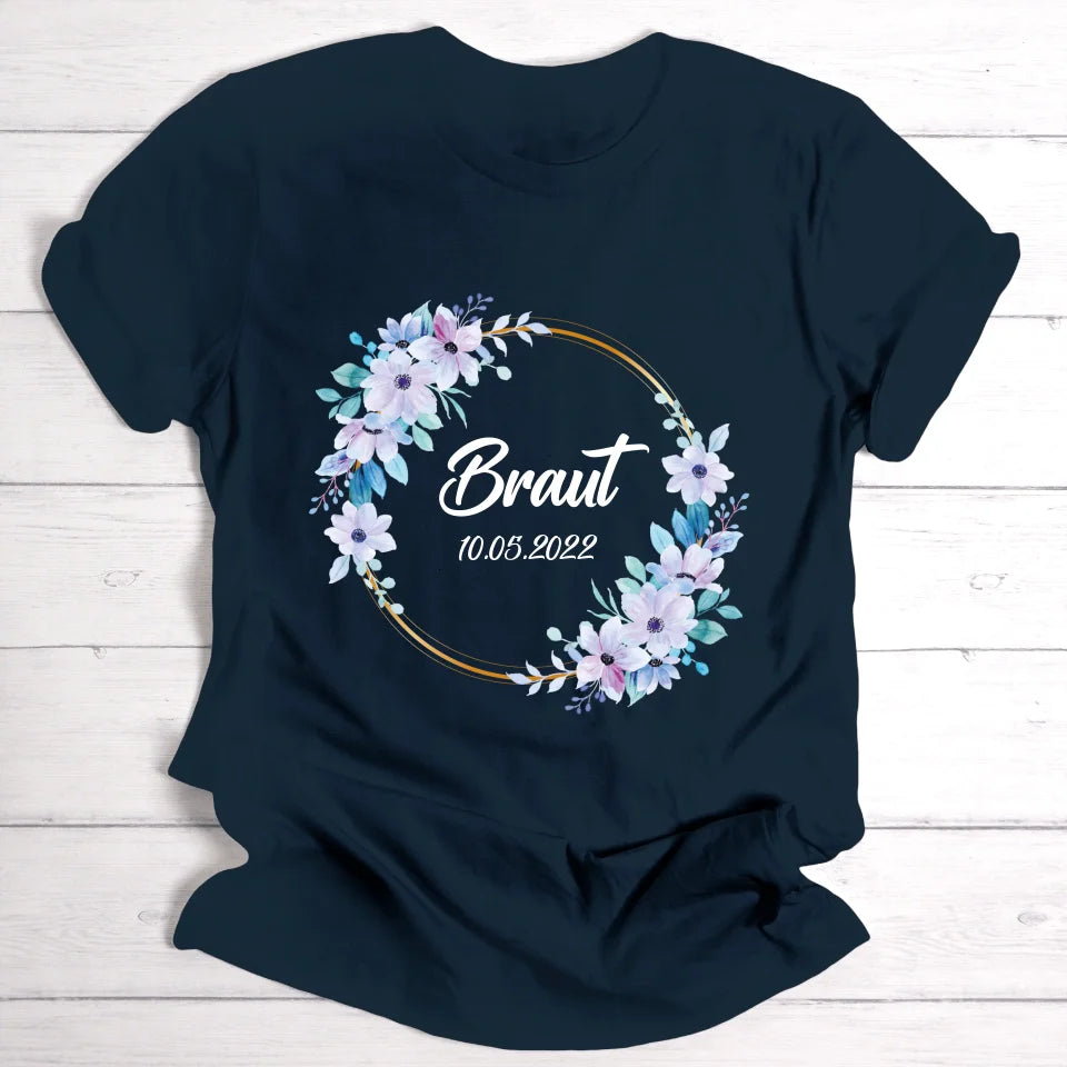 Braut/Junggesellinnen - Personalisierbares T-Shirt