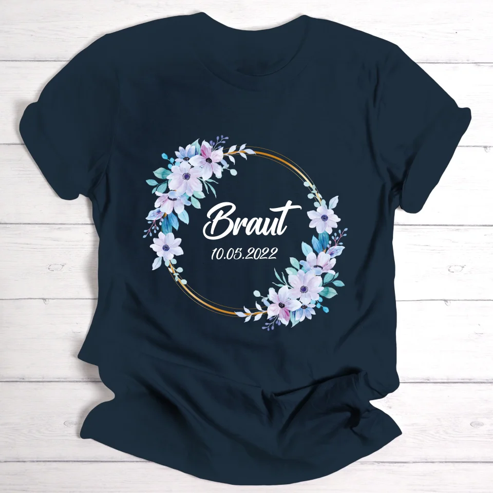 Braut/Junggesellinnen - Personalisierbares T-Shirt