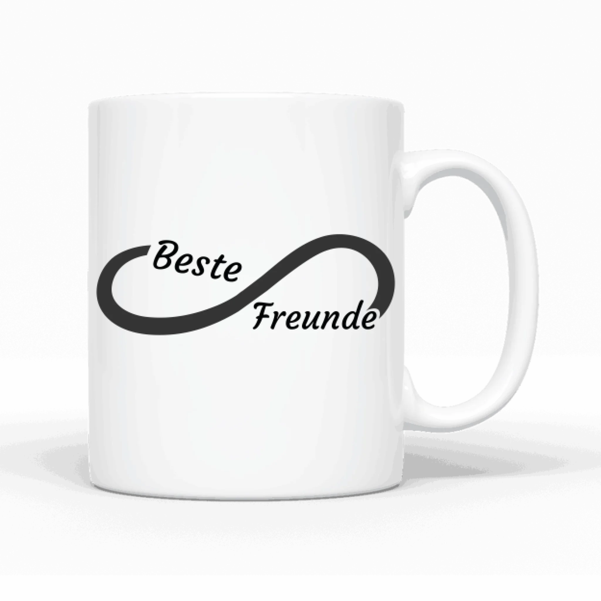 3 Besties stehend - Personalisierbare Tasse