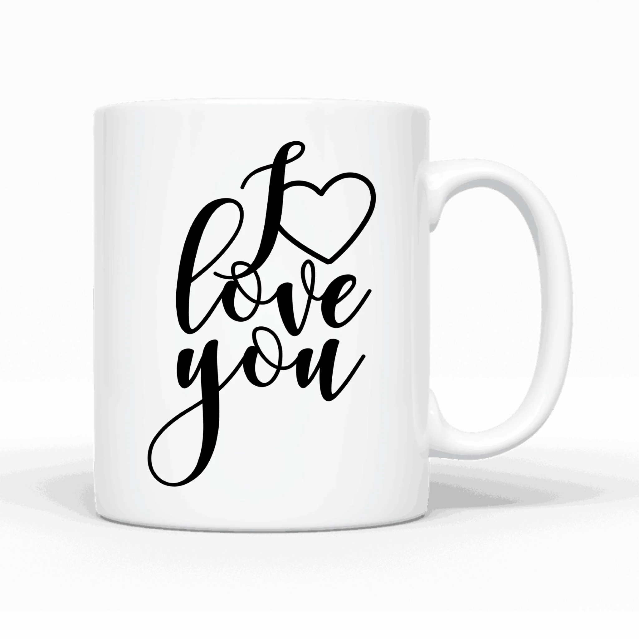 Sitzendes Paar unterm Baum - Personalisierbare Tasse