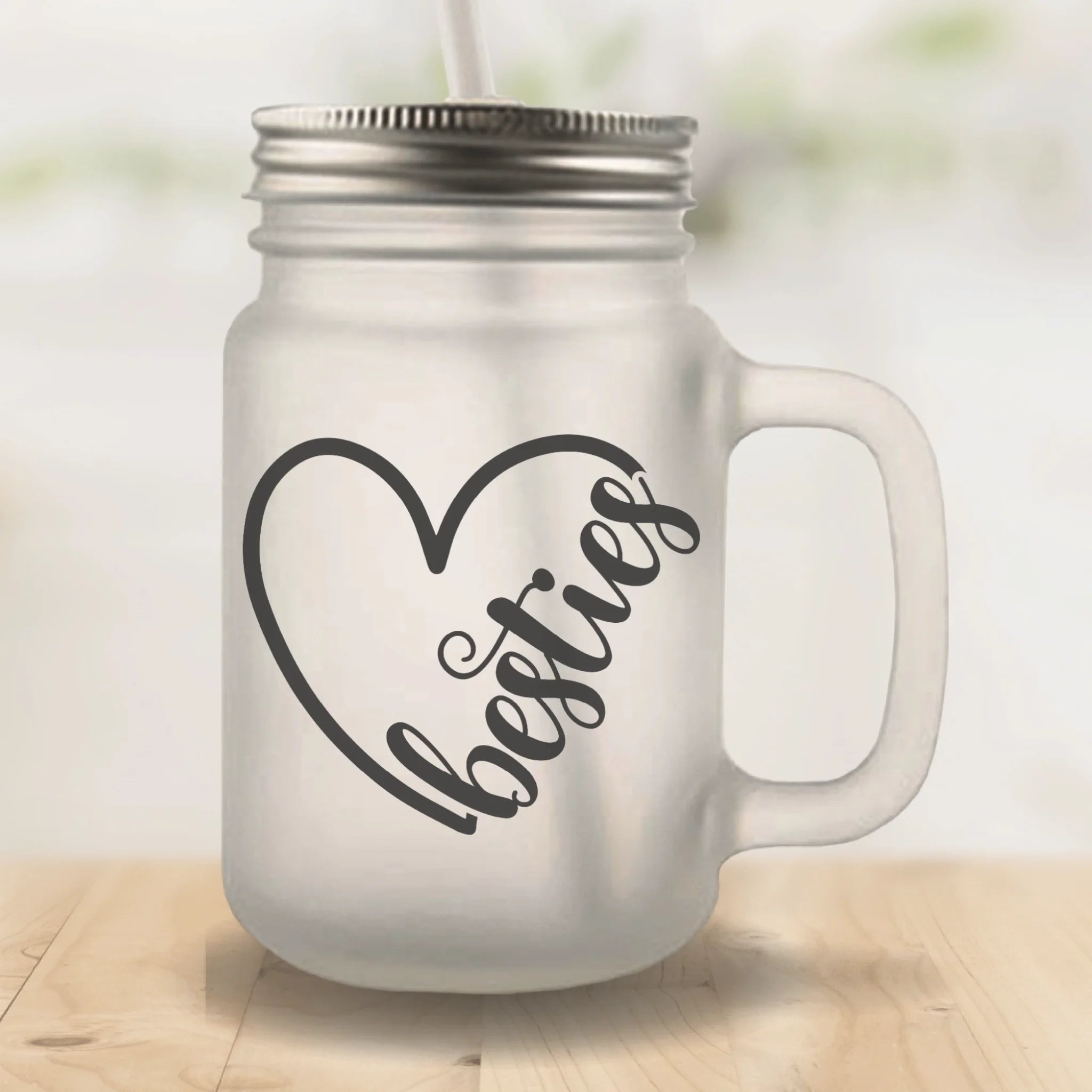 Sassy Besties - Personalisierbares Henkelglas (kein Set)
