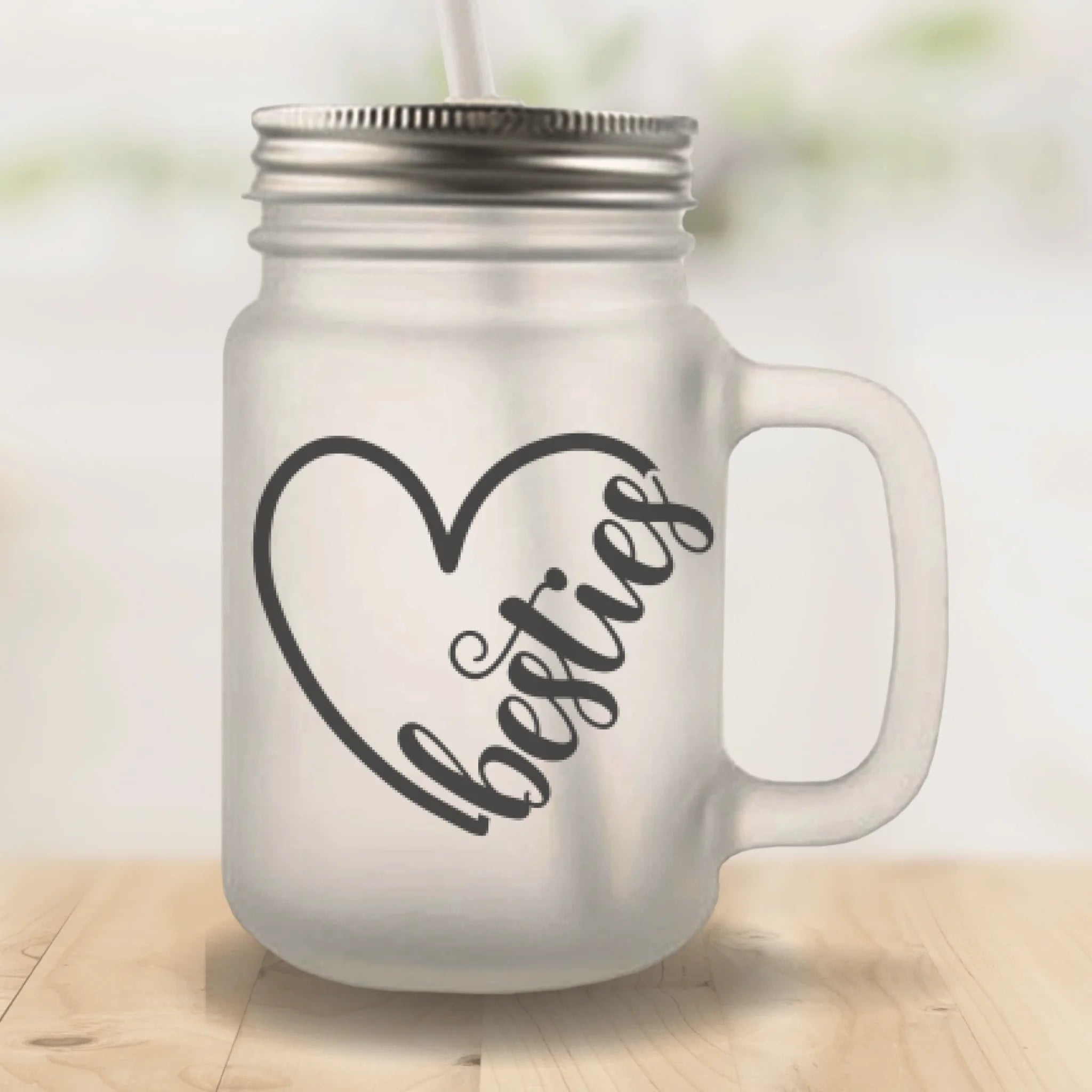 Beste Freundinnen- Personalisierbares Henkelglas (kein Set)