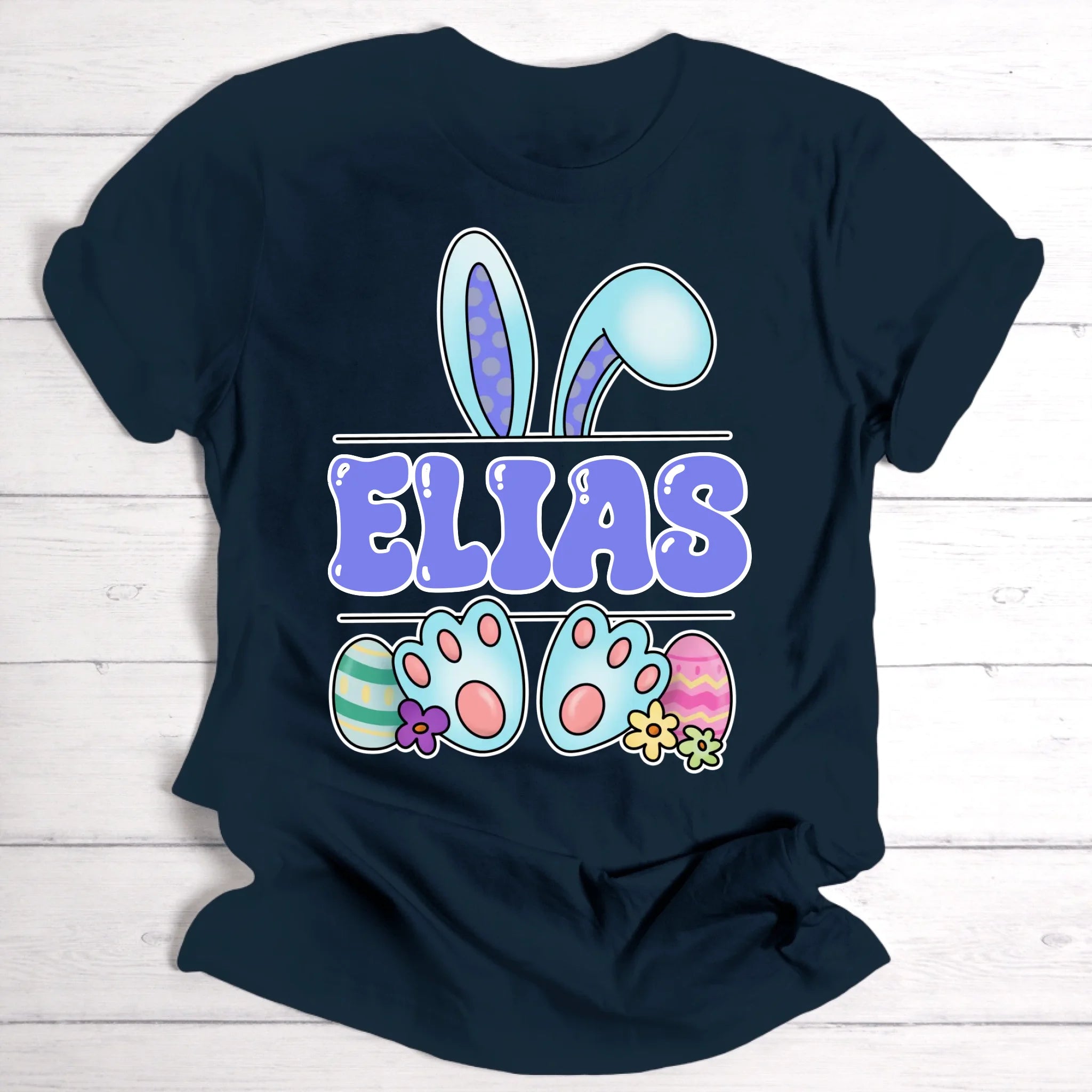 Osterhase mit Name - Personalisierbares T-Shirt
