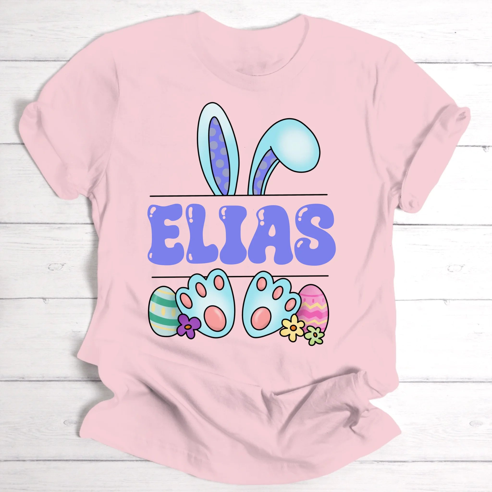 Osterhase mit Name - Personalisierbares T-Shirt