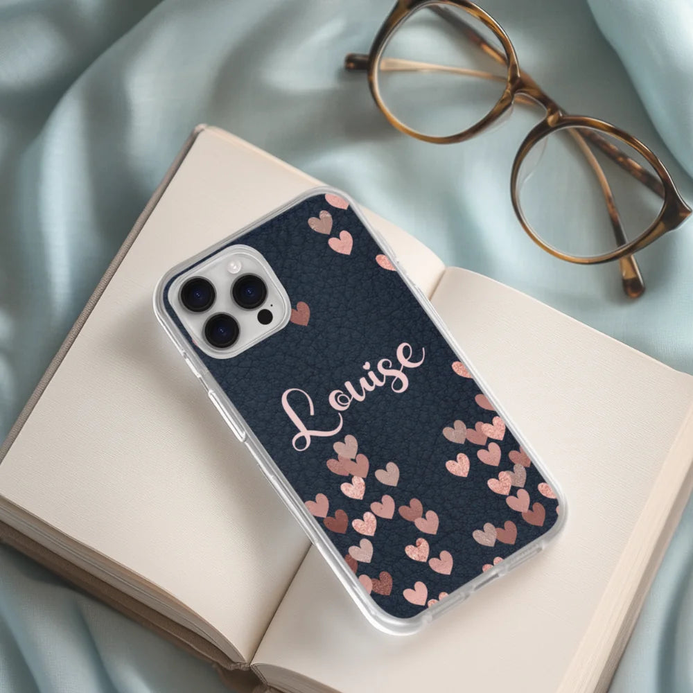 Romantische Handyhüllen mit Goldakzenten für Mama, Freundin, Oma & Tante - Personalisierbare Handyhülle