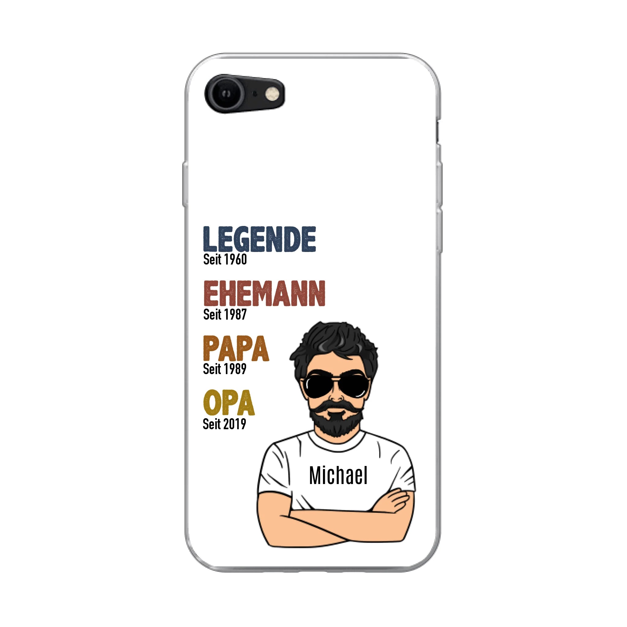 Legende Opa / Papa - Personalisierbare Handyhülle