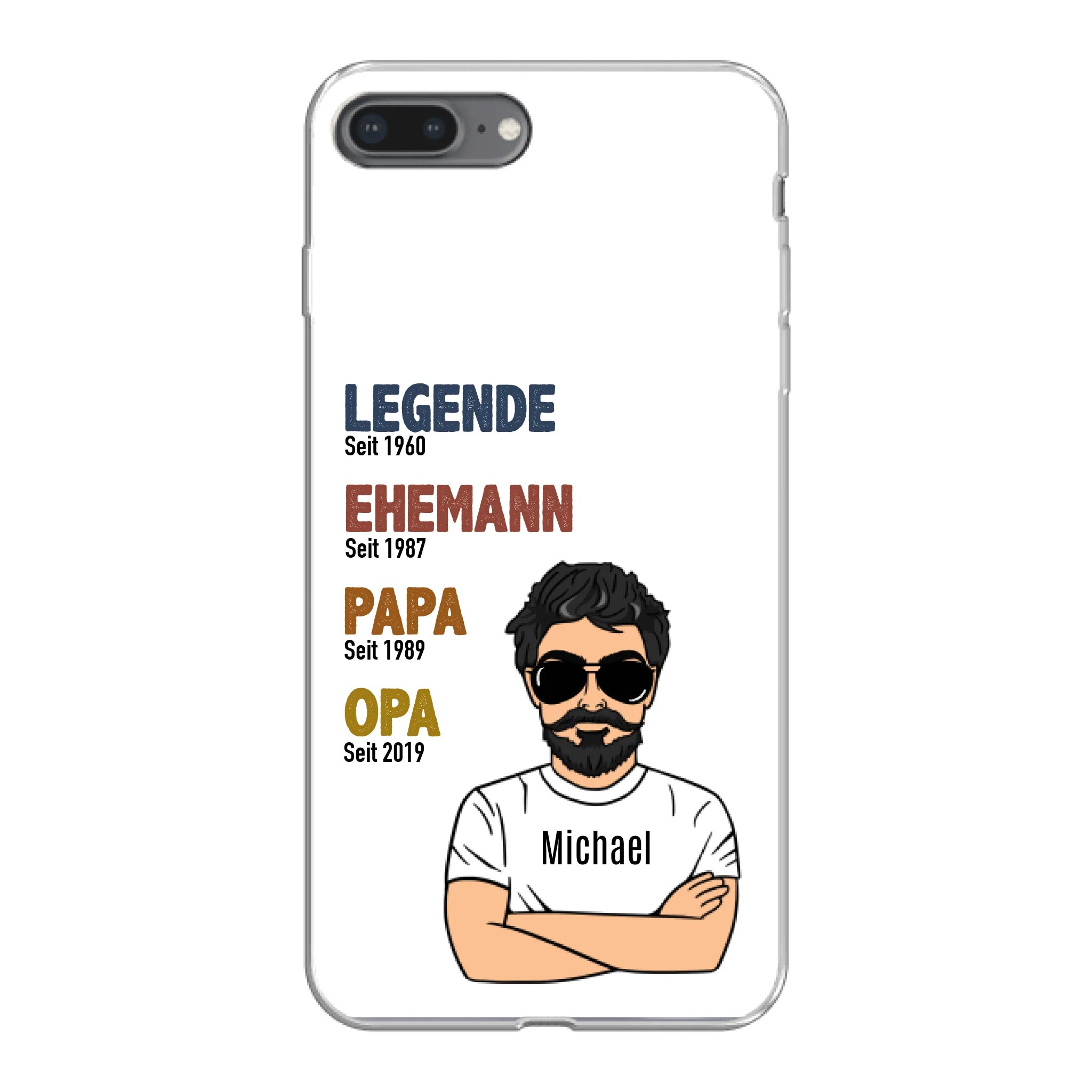 Legende Opa / Papa - Personalisierbare Handyhülle