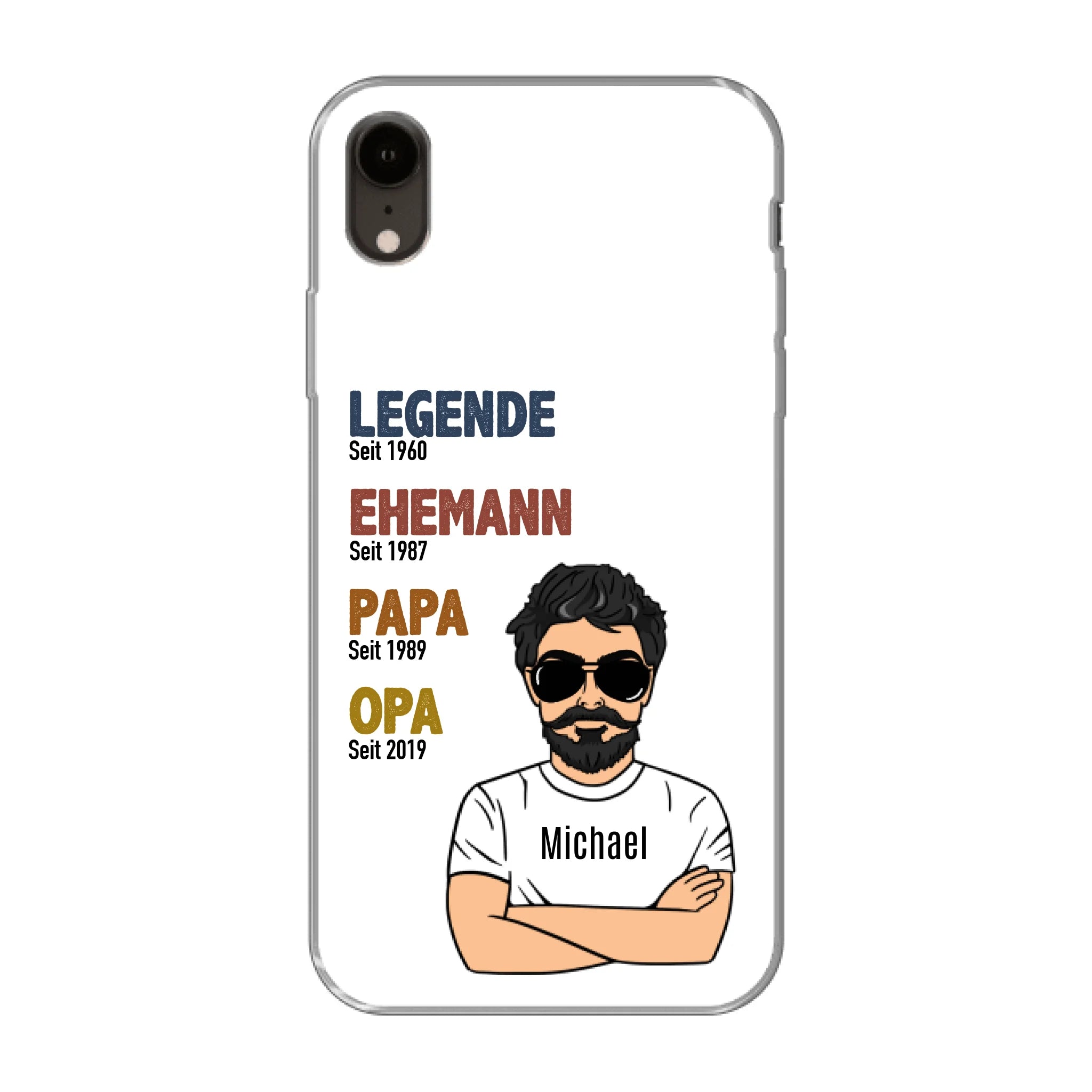 Legende Opa / Papa - Personalisierbare Handyhülle