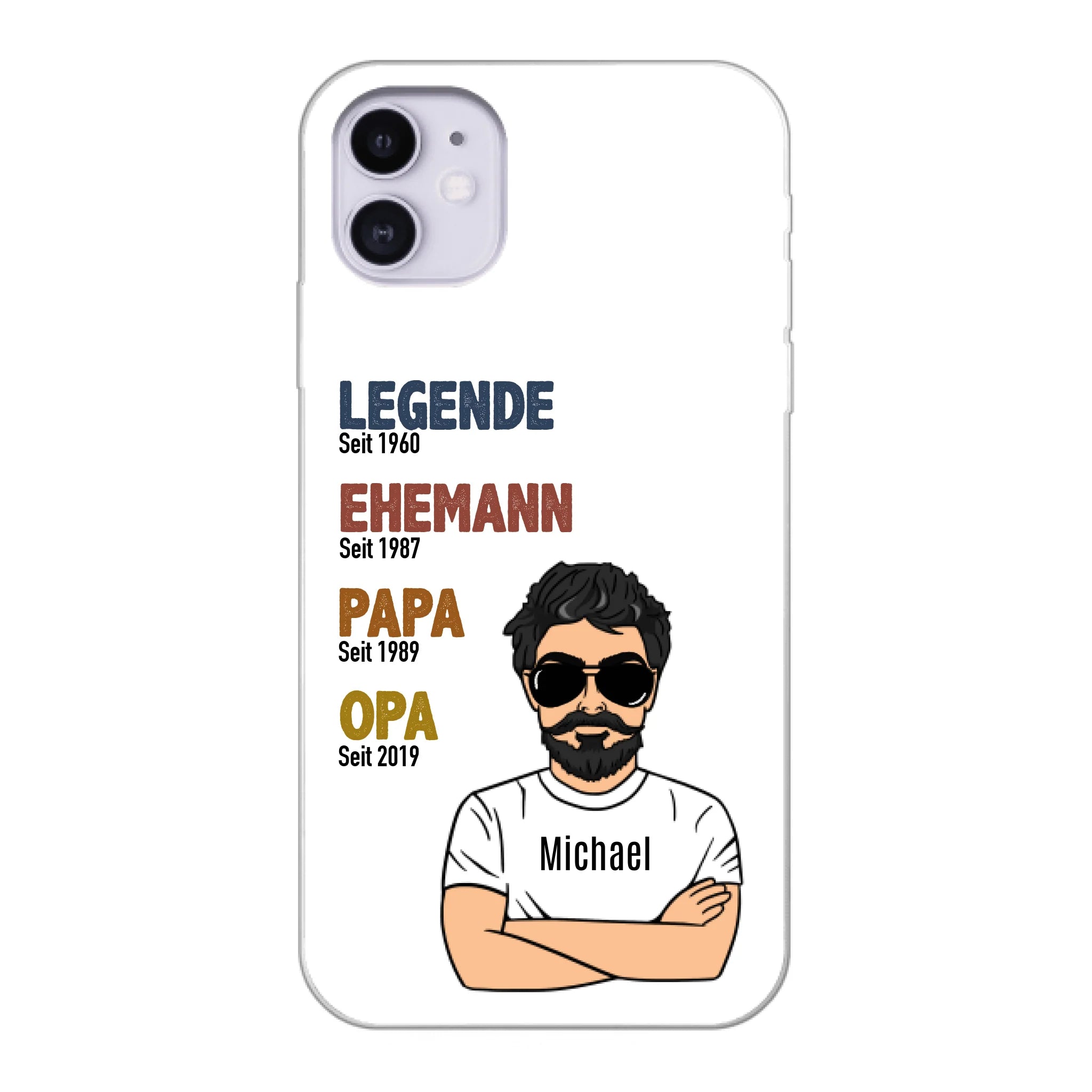 Legende Opa / Papa - Personalisierbare Handyhülle