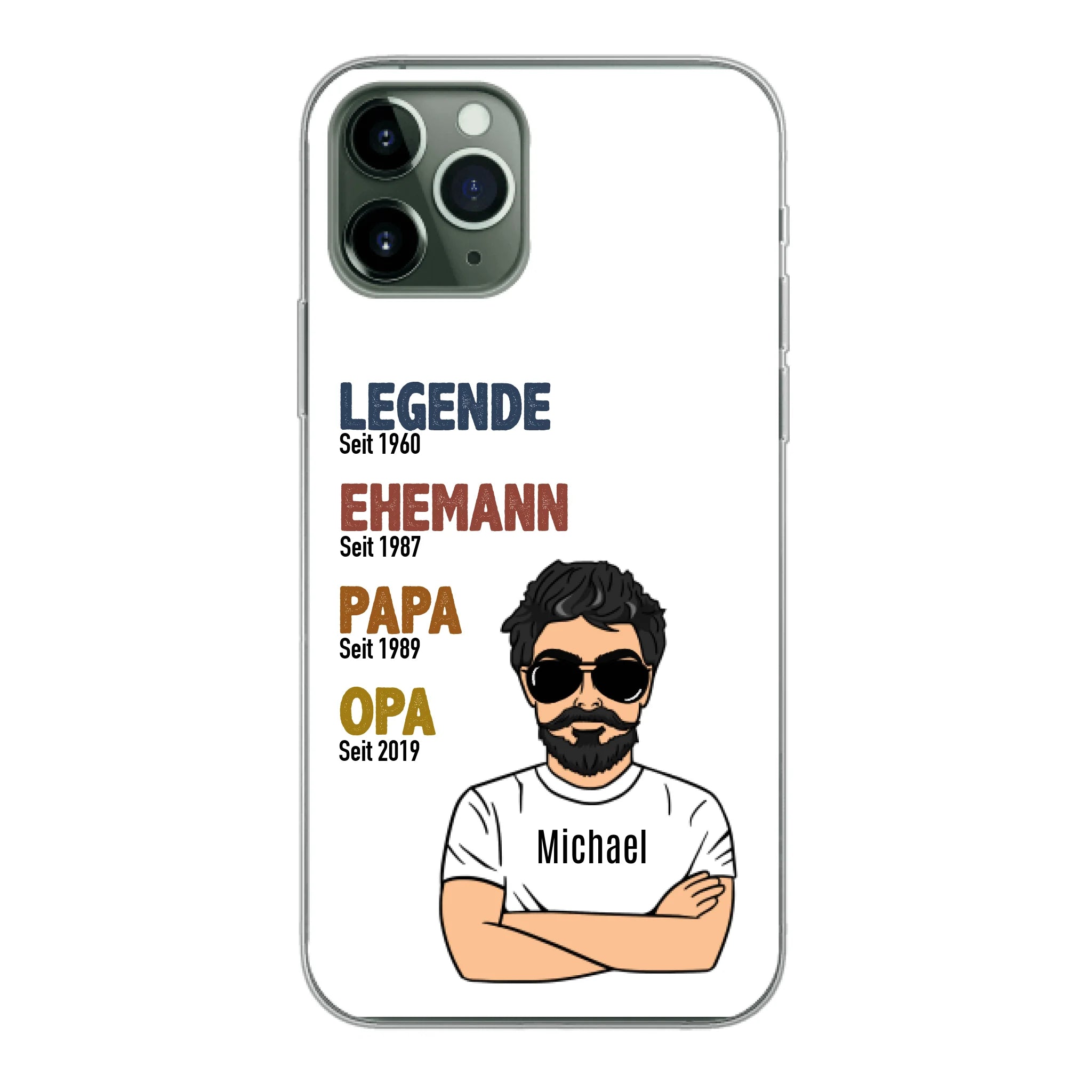 Legende Opa / Papa - Personalisierbare Handyhülle