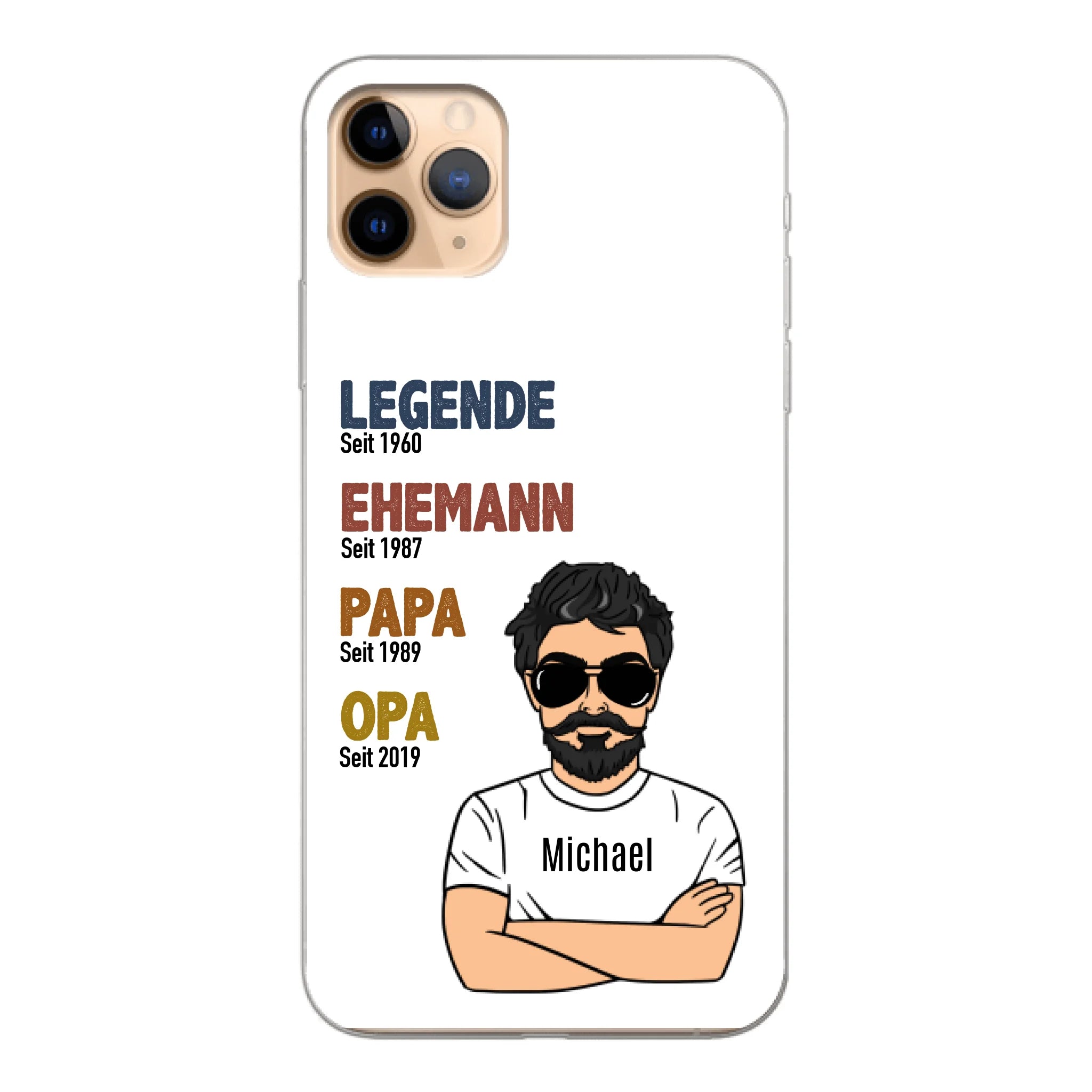 Legende Opa / Papa - Personalisierbare Handyhülle