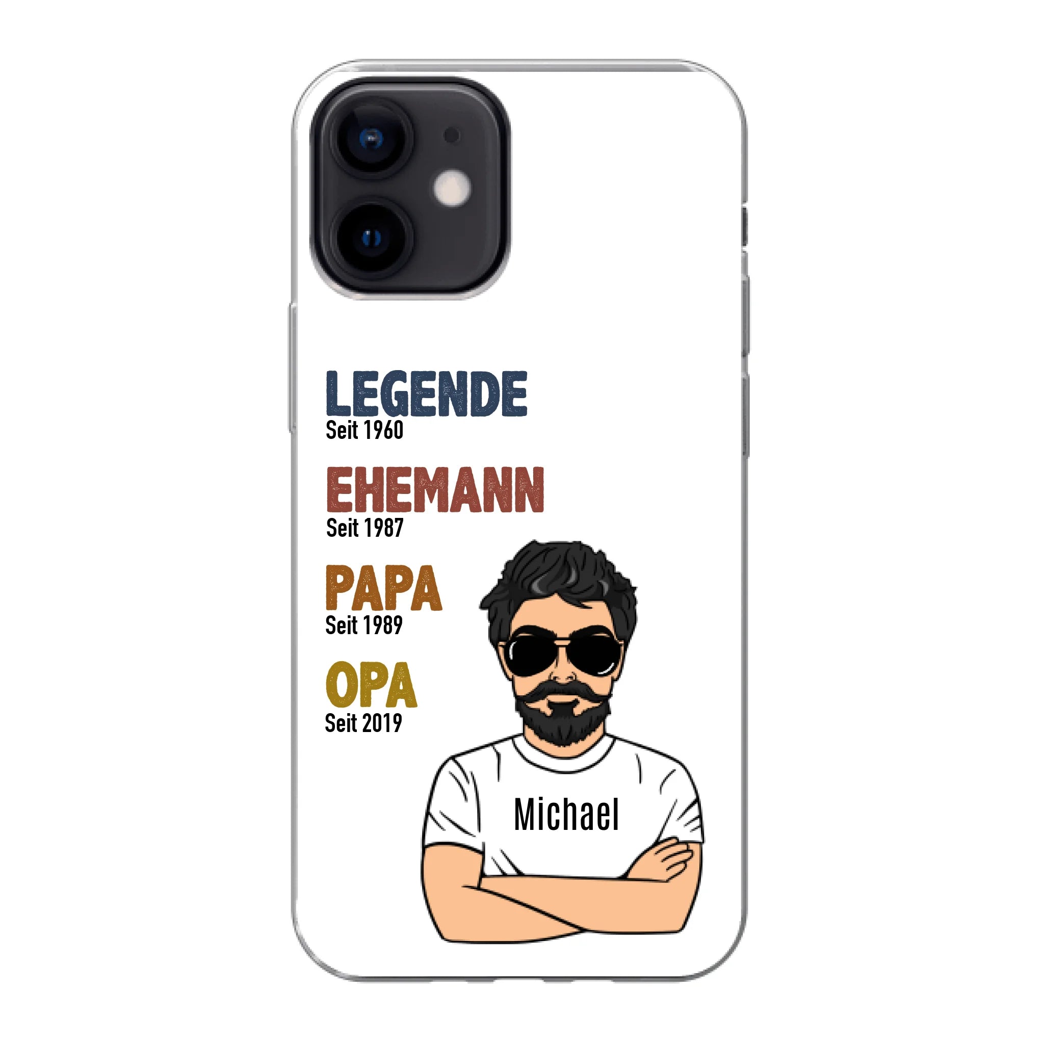 Legende Opa / Papa - Personalisierbare Handyhülle