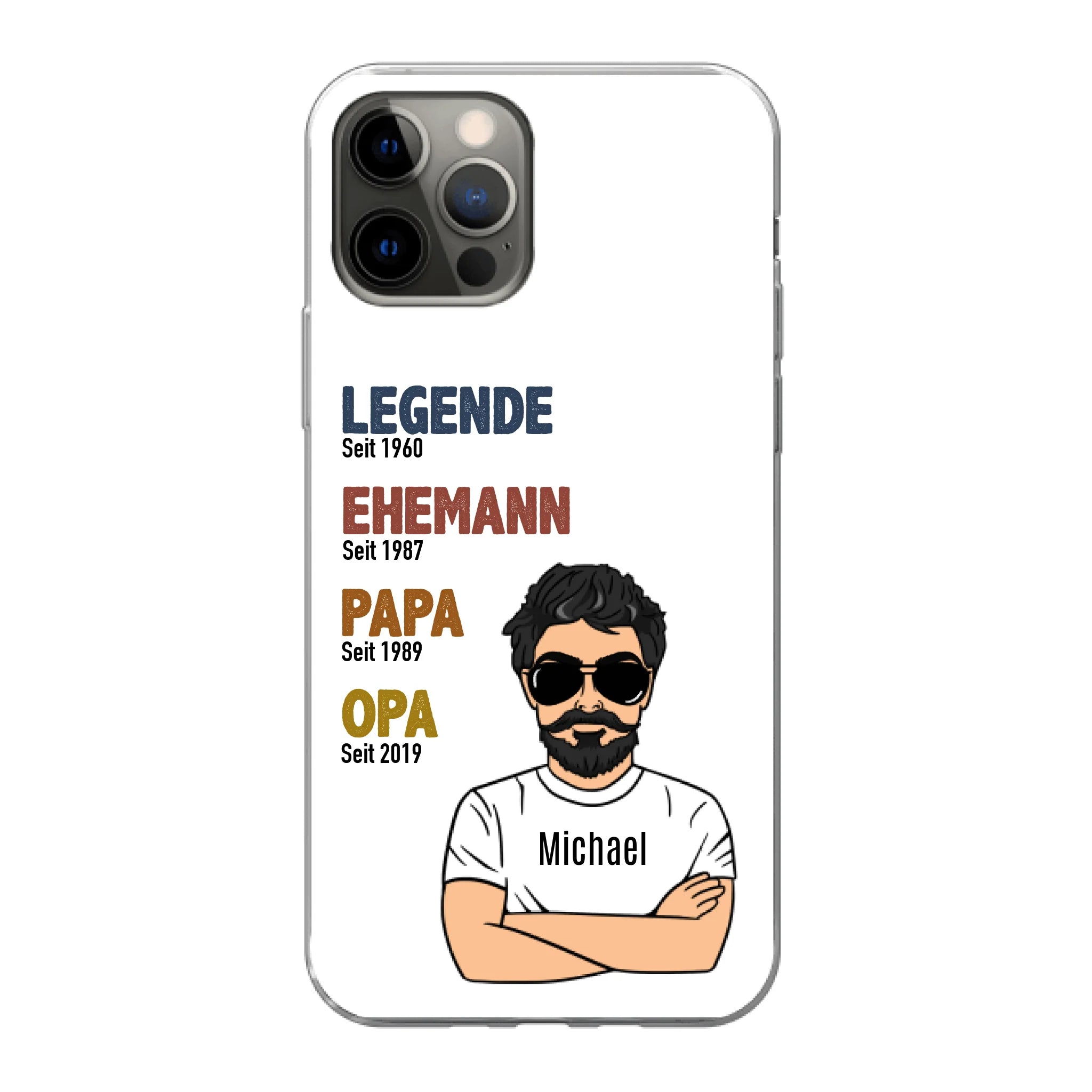 Legende Opa / Papa - Personalisierbare Handyhülle